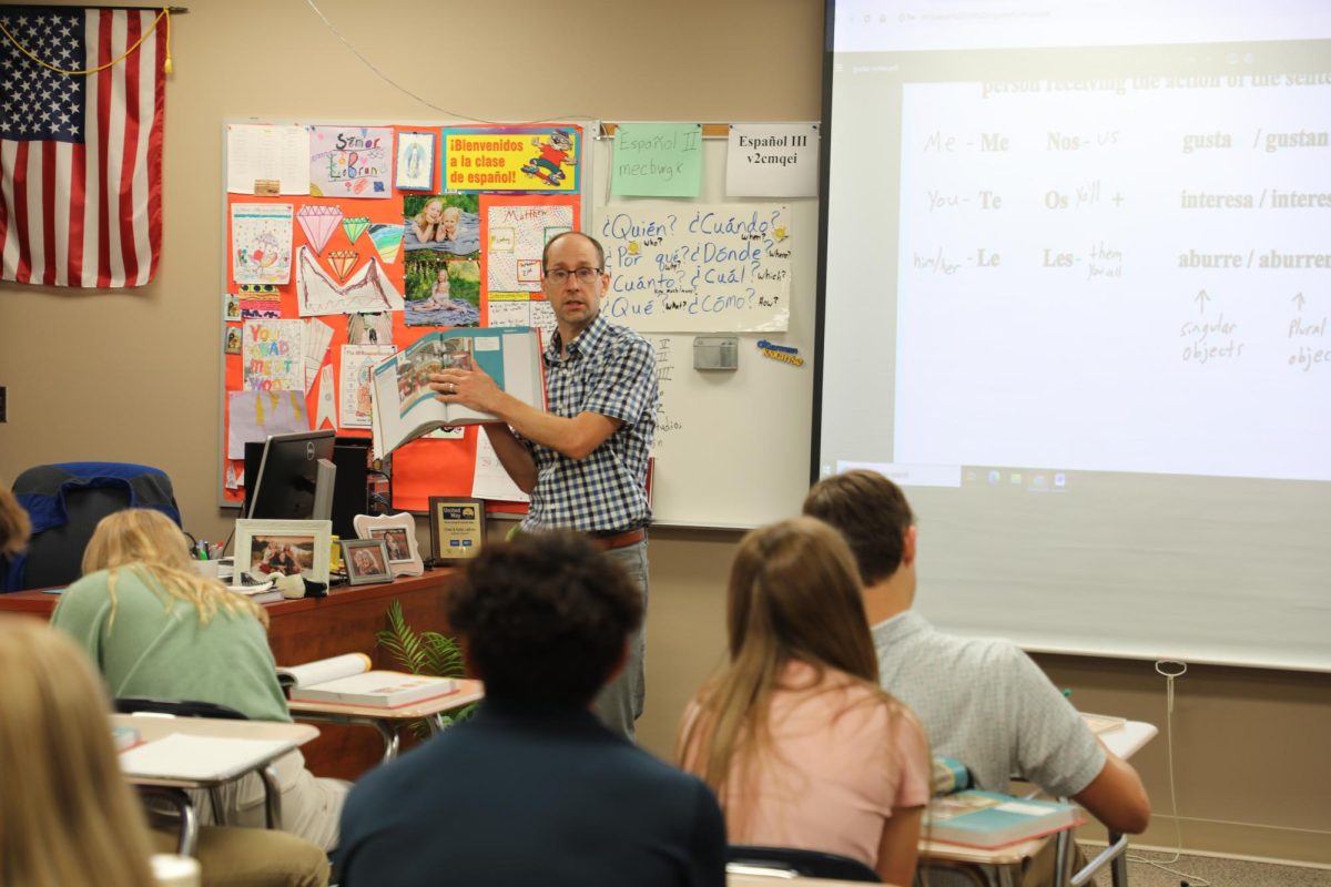 Dr. Lebrun teaches at the beginning of the 2024-2025 school year. 