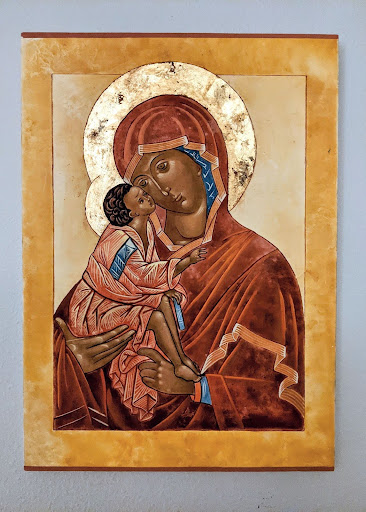 "Theotokos" or "Mother of God" painted by Mr. Costanzo