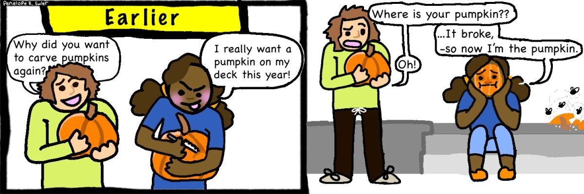 Comic: "Pumpkin head"