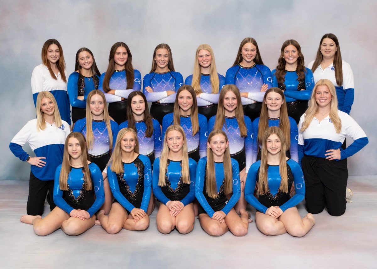 Gymnastics team photo