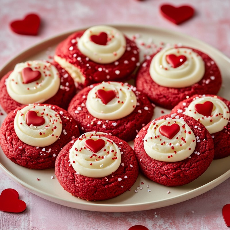 'Tis the season of love with these Valentine's themed cookies!